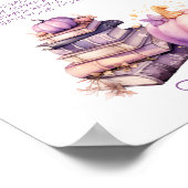 Little Pumpkin Halloween Baby Duwer Diaper Tombola Poster (Ecke)