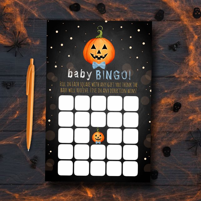Little Pumpkin Halloween Baby Shower Bingo (Von Creator hochgeladen)