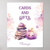Little Pumpkin Halloween Karten und Geschenke Poster (Vorne)