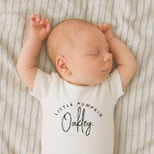 Little Pumpkin Halloween Unisex Baby Bodysuit Baby Strampler