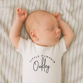 Little Pumpkin Halloween Unisex Baby Bodysuit Baby Strampler