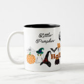 Little Pumpkin Happy Halloween Party Balloon Funky Zweifarbige Tasse (Links)