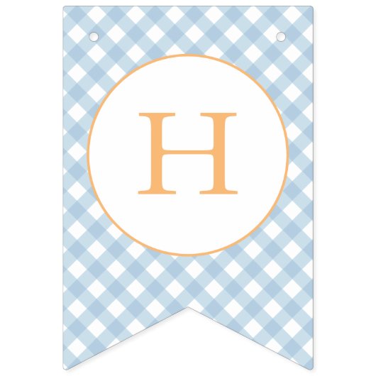 Little Pumpkin Hellblauer LKW zum ersten Geburtsta Wimpelkette (Zweite Fahne)