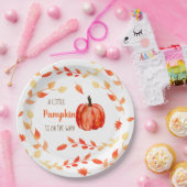 Little Pumpkin Herbstduschkranz niedlich Pappteller (Party)