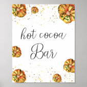 Little Pumpkin Hot Chocolate Bar Poster (Vorne)