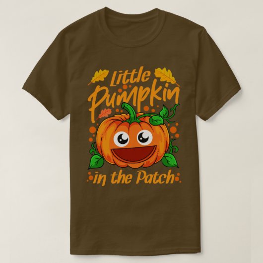Little Pumpkin in Patch Halloween1 T-Shirt (Design vorne)