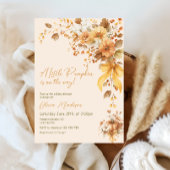 Little Pumpkin Is On The Way Baby Shower Einladung