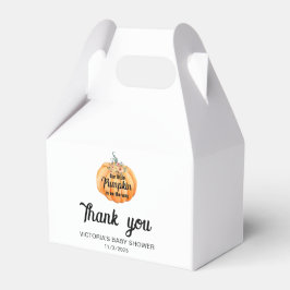 Little Pumpkin is on the way Baby Shower Geschenkschachtel