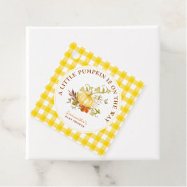 Little Pumpkin ist auf dem Weg Baby Shower Geschenkanhänger