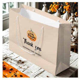 Little Pumpkin ist auf dem Weg Baby Shower Große Geschenktüte