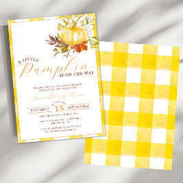 Little Pumpkin ist unterwegs Erntedank Einladung