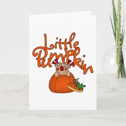 Little Pumpkin Karte (Vorderseite)