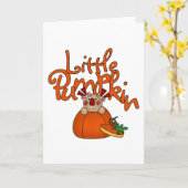 Little Pumpkin Karte (Gelbe Blume)