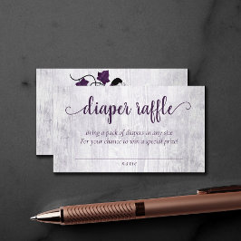 Little Pumpkin | Lila Windelkreuz Begleitkarte