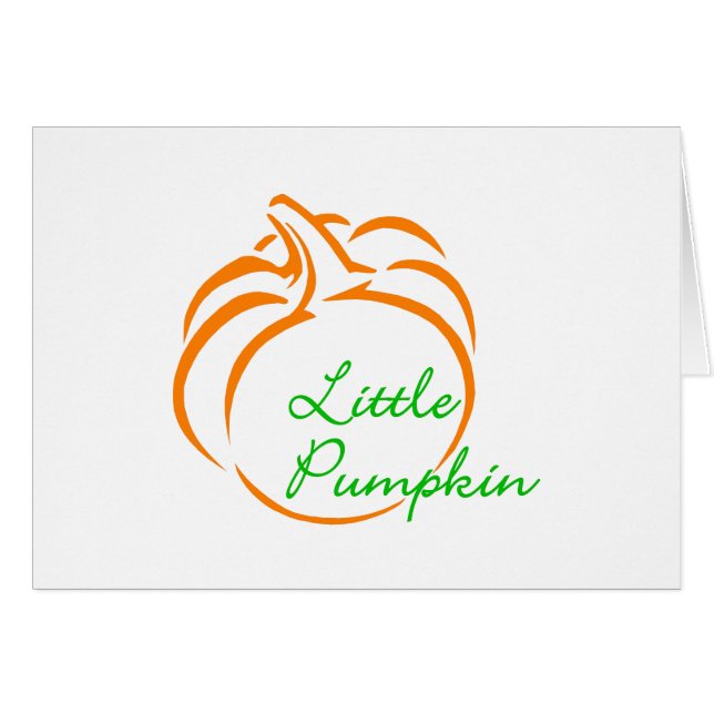 Little Pumpkin Line Art (Vorderseite (Horizontal))