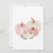 Little Pumpkin macht einen Geburtstag Einladung (Rückseite)