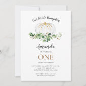 Little Pumpkin macht einen Geburtstag Einladung (Vorderseite)