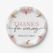 Little Pumpkin macht einen Geburtstag Pappteller (Vorderseite)