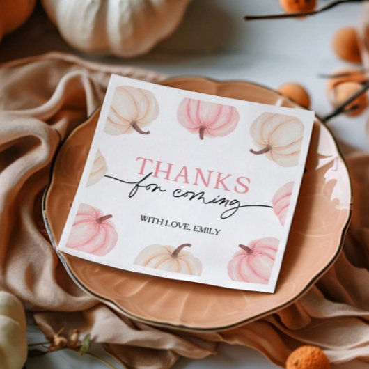 Little Pumpkin macht einen Geburtstag Serviette