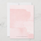 Little PUMPKIN MÄDCHEN BABY SHOWER EINLADEN Einladung (Rückseite)