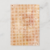 Little Pumpkin Minimalist Baby Shower | Herbstthem Begleitkarte (Rückseite)