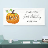 Little Pumpkin | Neutrales Niedliches Geschlecht Banner (Messe)