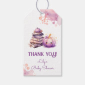 Little Pumpkin New Kapitel Baby Dusche danke Geschenkanhänger (Vorderseite)