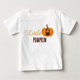 Little Pumpkin Niedlich Halloween Orange farbenfro Baby T-shirt