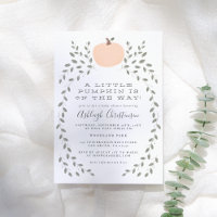 Little Pumpkin Niedlich Rustic Hand Drawn Baby Dus