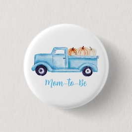 Little Pumpkin Niedliche Baby Dusche Mama zu sein Button