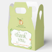 Little Pumpkin on Way Baby Shower Fevor Box Geschenkschachtel (Geöffnet)