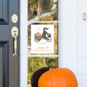 Little Pumpkin on Way Girl Baby Shower Willkommen Fensteraufkleber