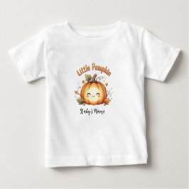 Little Pumpkin Personalisiert Baby T - Shirt