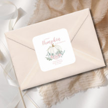 Little Pumpkin Pink Floral Baby Dusche