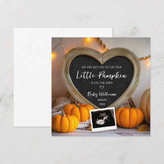 Little Pumpkin Pregnancy Ankündigung