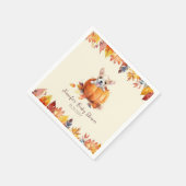 Little Pumpkin Puppy Baby Dusche Serviette (Ecke)