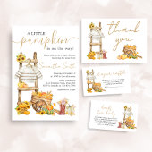 Little Pumpkin Rustic Baby Dusche Einladung