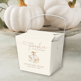 Little Pumpkin Rustic Baby Dusche Geschenkschachtel