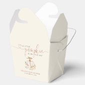 Little Pumpkin Rustic Baby Dusche Geschenkschachtel (Geöffnet)