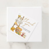 Little Pumpkin Rustic Baby Shower Square Geschenkanhänger (Beispiel)