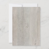 Little Pumpkin Rustic Girl's First Birthday Party Einladung (Rückseite)