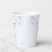 Little Pumpkin Soft Blue Baby Dusche Pappbecher (Rechts)