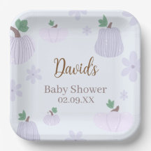 Little Pumpkin Soft Blue Baby Dusche