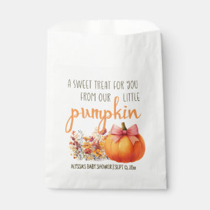 Little Pumpkin Sweet Leckerei Babydusche Geschenktütchen