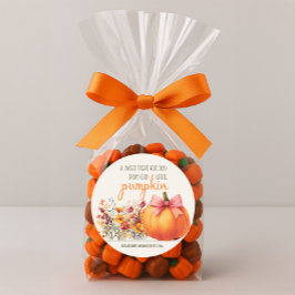 Little Pumpkin Sweet Leckerei Babydusche Runder Aufkleber