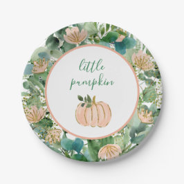 Little Pumpkin Tellers Blush Little Pumpkin Baby Pappteller