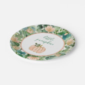 Little Pumpkin Tellers Blush Little Pumpkin Baby Pappteller (Schrägansicht)