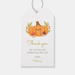 Little Pumpkin Thank you Gift Tags Geschenkanhänger