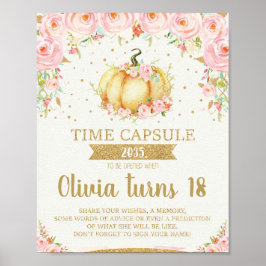 Little Pumpkin Time Kapsel Plakatzeichen Poster