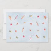 Little Pumpkin Truck Fall Birthday Einladung (Rückseite)